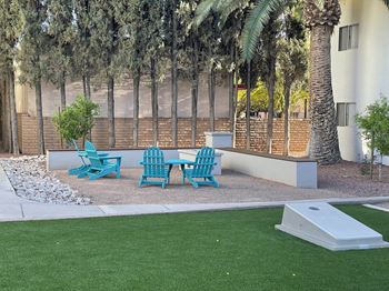 Fire pit area